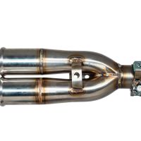 GPR exhaust compatible with  F.B. Mondial Hps 300 2018-2021, F205, Homologated legal slip-on exhaust including removable db killer and link pipe 
