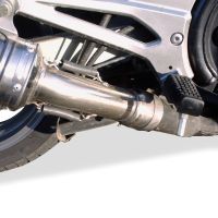 GPR exhaust compatible with  Kawasaki ER 5 1996-2006, Trioval, Homologated legal slip-on exhaust including removable db killer and link pipe 