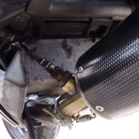 Scarico GPR compatibile con  Kawasaki Er 6 N - F  2005-2011, Ghisa , Terminale di scarico omologato, fornito con db killer estraibile, catalizzatore e raccordo specifico