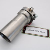 Scarico GPR compatibile con  Cafè Racer Cafè Racer 1980-2021, Accessorio - Accessory, Tubo adattatore D. 60 A 54