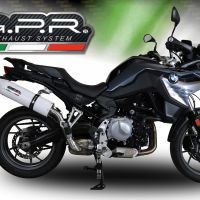 Scarico GPR compatibile con  Bmw F 750 Gs 2021-2024, Albus Evo4, Scarico omologato, silenziatore con db killer estraibile e raccordo specifico