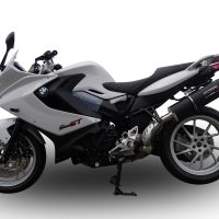Scarico GPR compatibile con  Bmw F 800 Gt 2012-2016, Furore Nero, Scarico omologato, silenziatore con db killer estraibile e raccordo specifico
