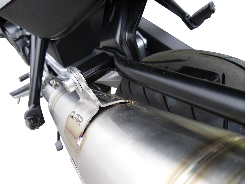 Scarico GPR compatibile con  Bmw F 800 Gt 2017-2019, Powercone Evo, Scarico omologato, silenziatore con db killer estraibile e raccordo specifico