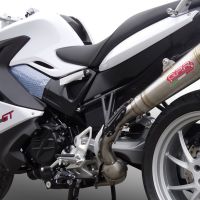 Scarico GPR compatibile con  Bmw F 800 Gt 2017-2019, Powercone Evo, Scarico omologato, silenziatore con db killer estraibile e raccordo specifico