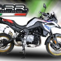 Scarico GPR compatibile con  Bmw F 800 Gs 2024-2025, Albus Evo4, Scarico omologato, silenziatore con db killer estraibile e raccordo specifico