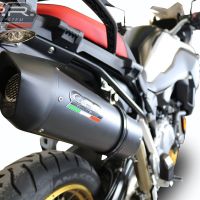 Scarico GPR compatibile con  Bmw F 850 Gs -Adventure 2021-2024, Furore Evo4 Nero, Scarico omologato, silenziatore con db killer estraibile e raccordo specifico