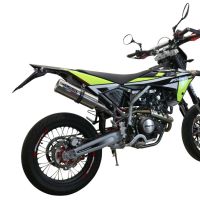 GPR exhaust compatible with  Fantic Motor XMF 125 2021-2023, M3 Inox , Homologated legal slip-on exhaust including removable db killer, link pipe and catalyst 
