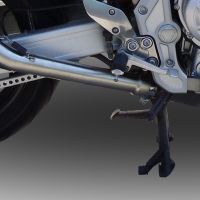 Scarico GPR compatibile con  Yamaha Xjr 1300 2007-2017, Satinox , Scarico omologato, silenziatore con db killer estraibile e raccordo specifico