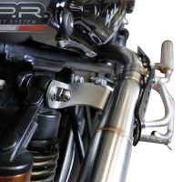 GPR exhaust compatible with  F.B. Mondial Hps 300 2018-2021, F205, Homologated legal slip-on exhaust including removable db killer and link pipe 