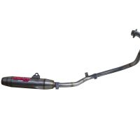 GPR exhaust compatible with  Yamaha FZ 16 Byson 160  2010-2010, Deeptone Inox, Homologated legal full system exhaust, including removable db killer 