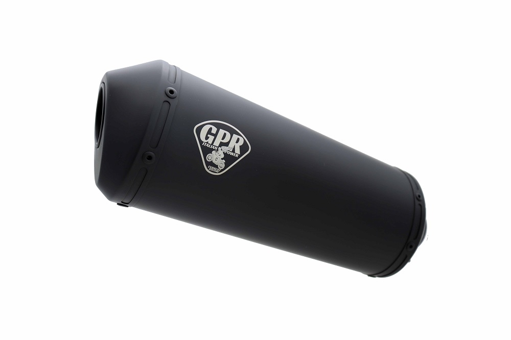 GPR exhaust compatible with  Cafè Racer Cafè Racer 1980-2021, Ghisa Cafè Racer, Universal racing silencer, without link pipe 