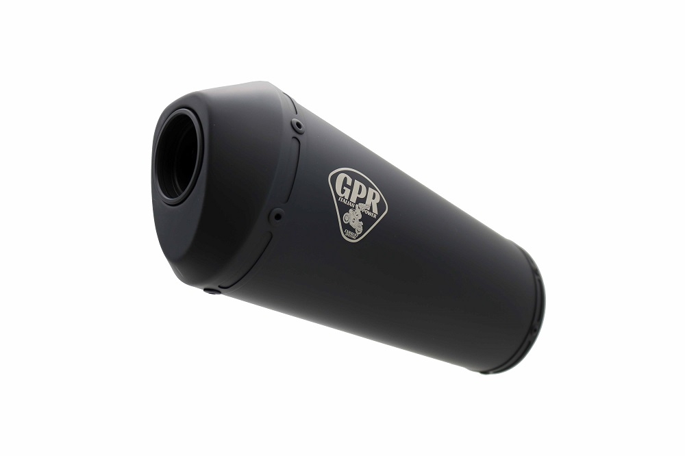 GPR exhaust compatible with  Cafè Racer Cafè Racer 1980-2021, Ghisa Cafè Racer, Universal racing silencer, without link pipe 