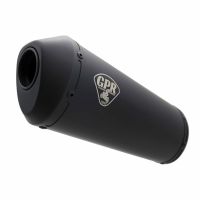 GPR exhaust compatible with  Cafè Racer Cafè Racer 1980-2021, Ghisa Cafè Racer, Universal racing silencer, without link pipe 