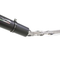 GPR exhaust compatible with  Yamaha T-Max 530 2012-2016, Furore Nero, Homologated legal full system exhaust, including removable db killer and catalyst 