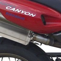GPR exhaust compatible with  Cagiva Navigator 1000 2000-2005, Trioval, Dual Homologated legal slip-on exhaust including removable db killers and link pipes 