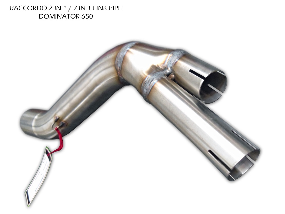 Scarico GPR compatibile con  Honda Dominator Nx 650  1988-2001, Ghisa , Terminale di scarico semi-completo, omologato, con db killer estraibile e raccordo specifico