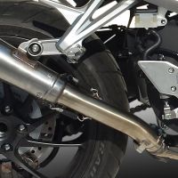 GPR exhaust compatible with  Honda Crossrunner 800 Vfr 800 X 2017-2020, Powercone Evo, Homologated legal slip-on exhaust including removable db killer and link pipe 