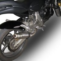 Scarico GPR compatibile con  Honda Cbr 600 F 2011-2014, Deeptone Inox, Scarico omologato, silenziatore con db killer estraibile e raccordo specifico