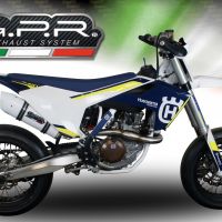 Scarico GPR compatibile con  Husqvarna FS 450 2016-2017, Albus Ceramic, Scarico completo racing, fornito con db killer estraibile e collettore, non legale per uso stradale