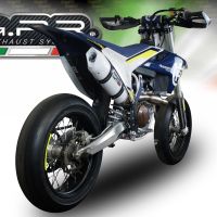 Scarico GPR compatibile con  Husqvarna FS 450 2016-2017, Albus Ceramic, Scarico completo racing, fornito con db killer estraibile e collettore, non legale per uso stradale