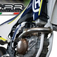 Scarico GPR compatibile con  Husqvarna FS 450 2016-2017, Albus Ceramic, Scarico completo racing, fornito con db killer estraibile e collettore, non legale per uso stradale