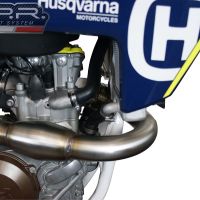 Scarico GPR compatibile con  Husqvarna FS 450 2016-2017, Furore Nero, Scarico completo racing, fornito con db killer estraibile e collettore, non legale per uso stradale