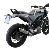 GPR exhaust compatible with  Husqvarna Vitpilen 401 2021-2023, Deeptone Inox, Homologated legal slip-on exhaust including removable db killer and link pipe 
