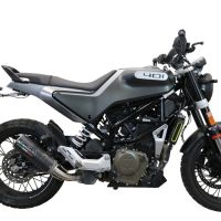 GPR exhaust compatible with  Husqvarna Vitpilen 401 2021-2023, M3 Black Titanium, Homologated legal slip-on exhaust including removable db killer and link pipe 