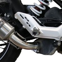GPR exhaust compatible with  Husqvarna Vitpilen 401 2021-2023, M3 Black Titanium, Homologated legal slip-on exhaust including removable db killer and link pipe 