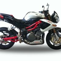Scarico GPR compatibile con  Benelli Tnt 1130 2008-2016, Tiburon Titanium, Scarico omologato, silenziatore con db killer estraibile e raccordo specifico