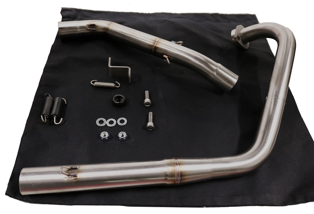 Scarico GPR compatibile con  Zontes Zt 125 G1 - U - U1 - Z2 2020-2024, M3 Inox , Scarico completo omologato,fornito con db killer estraibile,catalizzatore e collettore