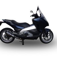 Scarico GPR compatibile con  Honda Integra 750 2014-2015, New Grand Prix Evo Titanium, Scarico omologato, silenziatore con db killer estraibile e raccordo specifico