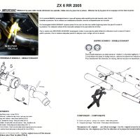 Scarico GPR compatibile con  Kawasaki Zx-6R  2005-2006, Deeptone Inox, Scarico omologato, silenziatore con db killer estraibile e raccordo specifico