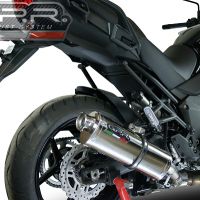 GPR exhaust compatible with  Kawasaki Versys 1000 I.E. 2015-2016, Trioval, Homologated legal slip-on exhaust including removable db killer and link pipe 