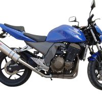 GPR exhaust compatible with  Kawasaki Z 750 - S  2004-2006, Trioval, Homologated legal slip-on exhaust including removable db killer, link pipe and catalyst 