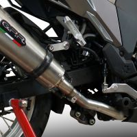 Scarico GPR compatibile con  Kawasaki Versys-X 300 2017-2021, Albus Evo4, Terminale di scarico omologato, fornito con db killer estraibile, catalizzatore e raccordo specifico