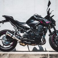 GPR exhaust compatible with  Kawasaki Z 900 2017-2019, M3 Inox , Homologated legal slip-on exhaust including removable db killer and link pipe 