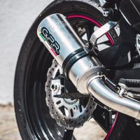 GPR exhaust compatible with  Kawasaki Z 900 2017-2019, M3 Inox , Homologated legal slip-on exhaust including removable db killer and link pipe 