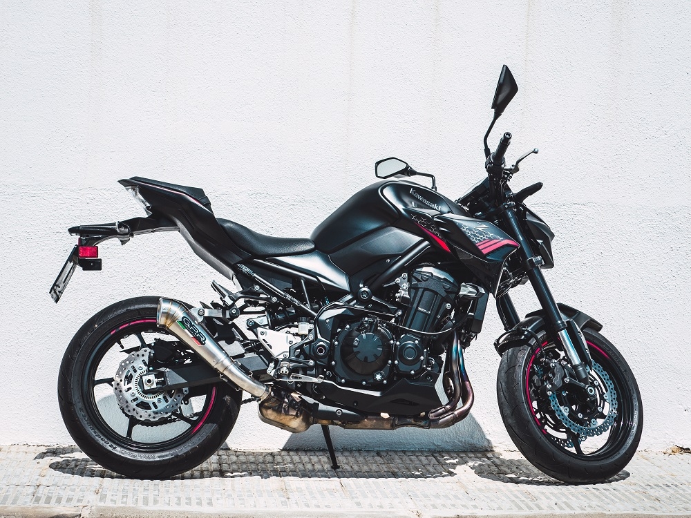 GPR exhaust compatible with  Kawasaki Z 900 2017-2019, Powercone Evo, Homologated legal slip-on exhaust including removable db killer and link pipe 