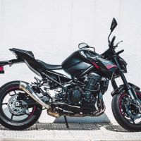 GPR exhaust compatible with  Kawasaki Z 900 2017-2019, Powercone Evo, Homologated legal slip-on exhaust including removable db killer and link pipe 