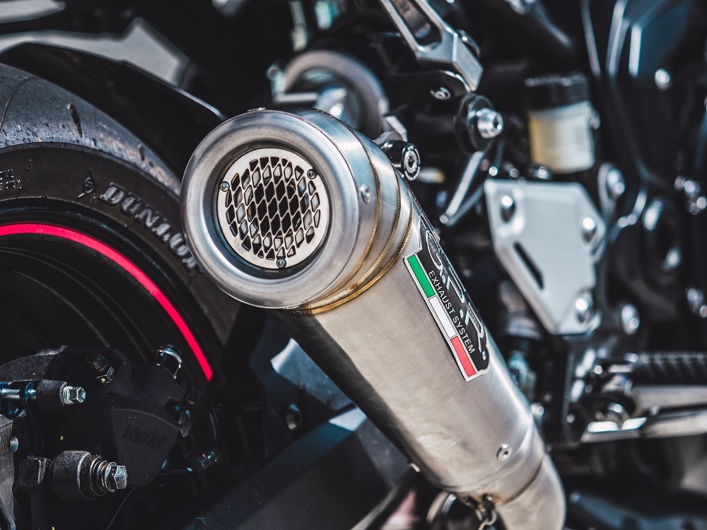GPR exhaust compatible with  Kawasaki Z 900 2017-2019, Powercone Evo, Homologated legal slip-on exhaust including removable db killer and link pipe 