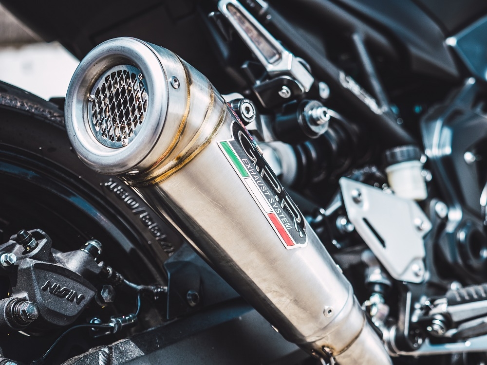 GPR exhaust compatible with  Kawasaki Z 900 2017-2019, Powercone Evo, Homologated legal slip-on exhaust including removable db killer and link pipe 