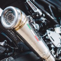 GPR exhaust compatible with  Kawasaki Z 900 2017-2019, Powercone Evo, Homologated legal slip-on exhaust including removable db killer and link pipe 