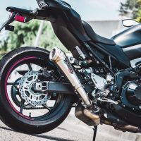 GPR exhaust compatible with  Kawasaki Z 900 2017-2019, Powercone Evo, Homologated legal slip-on exhaust including removable db killer and link pipe 