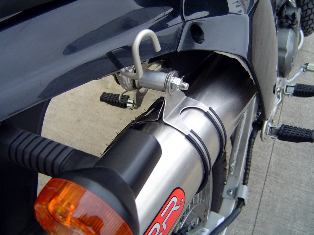 Scarico GPR compatibile con  Kawasaki Klx 650 R  1996-2002, Trioval, Scarico omologato, silenziatore con db killer estraibile e raccordo specifico