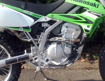 GPR exhaust compatible with  Kawasaki KLX 250 R  1994-2007, Satinox , Homologated legal slip-on exhaust including removable db killer and link pipe 
