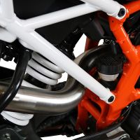 Scarico GPR compatibile con  Ktm Duke 250 2017-2020, Deeptone Inox, Terminale di scarico omologato, fornito con db killer estraibile, catalizzatore e raccordo specifico