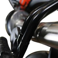 Scarico GPR compatibile con  Ktm Duke 250 2017-2020, Deeptone Inox, Terminale di scarico omologato, fornito con db killer estraibile, catalizzatore e raccordo specifico