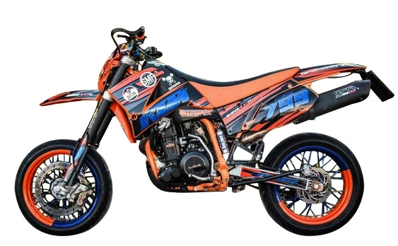 Scarico GPR compatibile con  Ktm EGS Adventure - LC4  1999-2003, Furore Nero, Scarico omologato, silenziatore con db killer estraibile e raccordo specifico