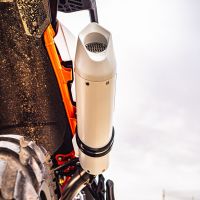 Scarico GPR compatibile con  Husqvarna Norden 901 2022-2024, Albus Evo4, Scarico omologato, silenziatore con db killer estraibile e raccordo specifico